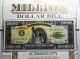 10 Authentic 1988 I.  A.  M.  One Million Dollar Bills All Paperwork photo