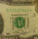 Vintage Rare Crisp $2 Two Dollar Bill 1976 Low Number Star Note Frn Us Small Size Notes photo 1