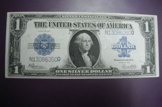 1923 $1 Silver Certificate In Circulated One Dollar photo
