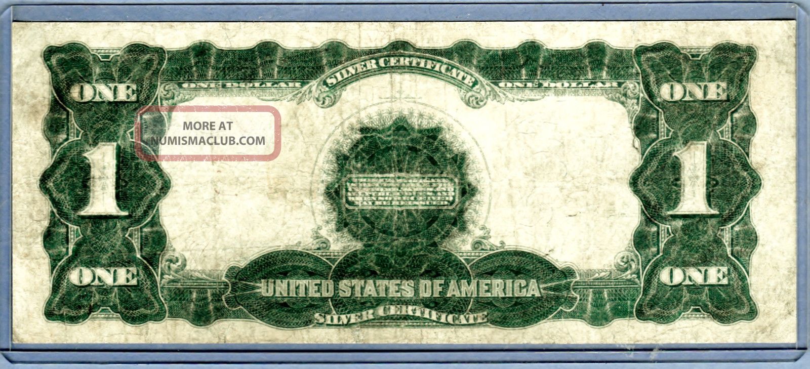 thumbnail image 2 of 1899 $1 Black Eagle Large Silver Certificate - Circulated Estate Note 2 of 3