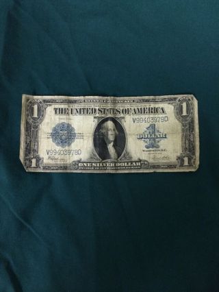 Large 1923 $1 Dollar Bill Silver Certificate Note Old Paper Money V99403978d photo