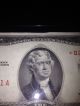 1953 A $2 Dollar Star Note Papey Money Red Seal Currency Fr - 1510 Small Size Notes photo 11