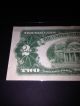 1953 A $2 Dollar Star Note Papey Money Red Seal Currency Fr - 1510 Small Size Notes photo 5