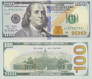 2013 2009a $100 One Hundred Dollars Star Note Larger Size Copy Replica photo