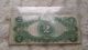 Estate Found 1917 Us Currency Large Size $2 Two Dollar Legal Tender Note Large Size Notes photo 1