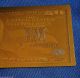 24kt.  Gold $50 Bank Note Quality Individually Die Struck,  Beauty Small Size Notes photo 2