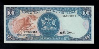 Trinidad & Tobago 100 Dollars (1985) Pick 40d Unc. photo