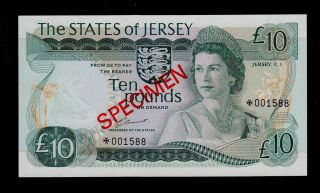 Jersey Specimen 10 Pounds (1978) Pick Cs1 Unc. photo