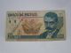 1996 Banco De Mexico Diez (10) Pesos Serie W Emiliano Zapata Circulated North & Central America photo 1