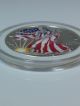 1999 Full Color Walking Liberty Coin - In Coin Case - Full Colorized Silver photo 4