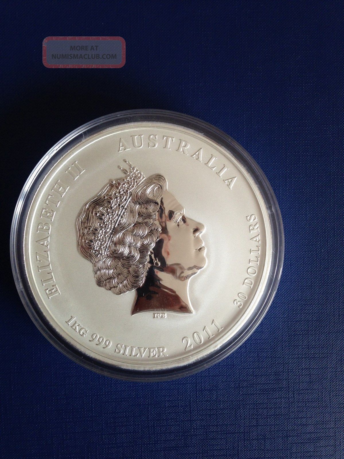 Silver Bullion Coin 2011 Lunar Rabbit 1 Kg Kilo Perthmint