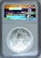 2007 - W $1 Silver American Eagle Ngc Ms - 70 Silver photo 3
