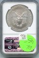 2014 Ngc Ms 69 American Eagle Silver Dollar 1 Oz - We The People - S1s Kr966 Silver photo 1