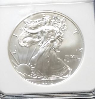 2010 Ngc Ms70 Silver Eagle - Early Release Jby382 photo