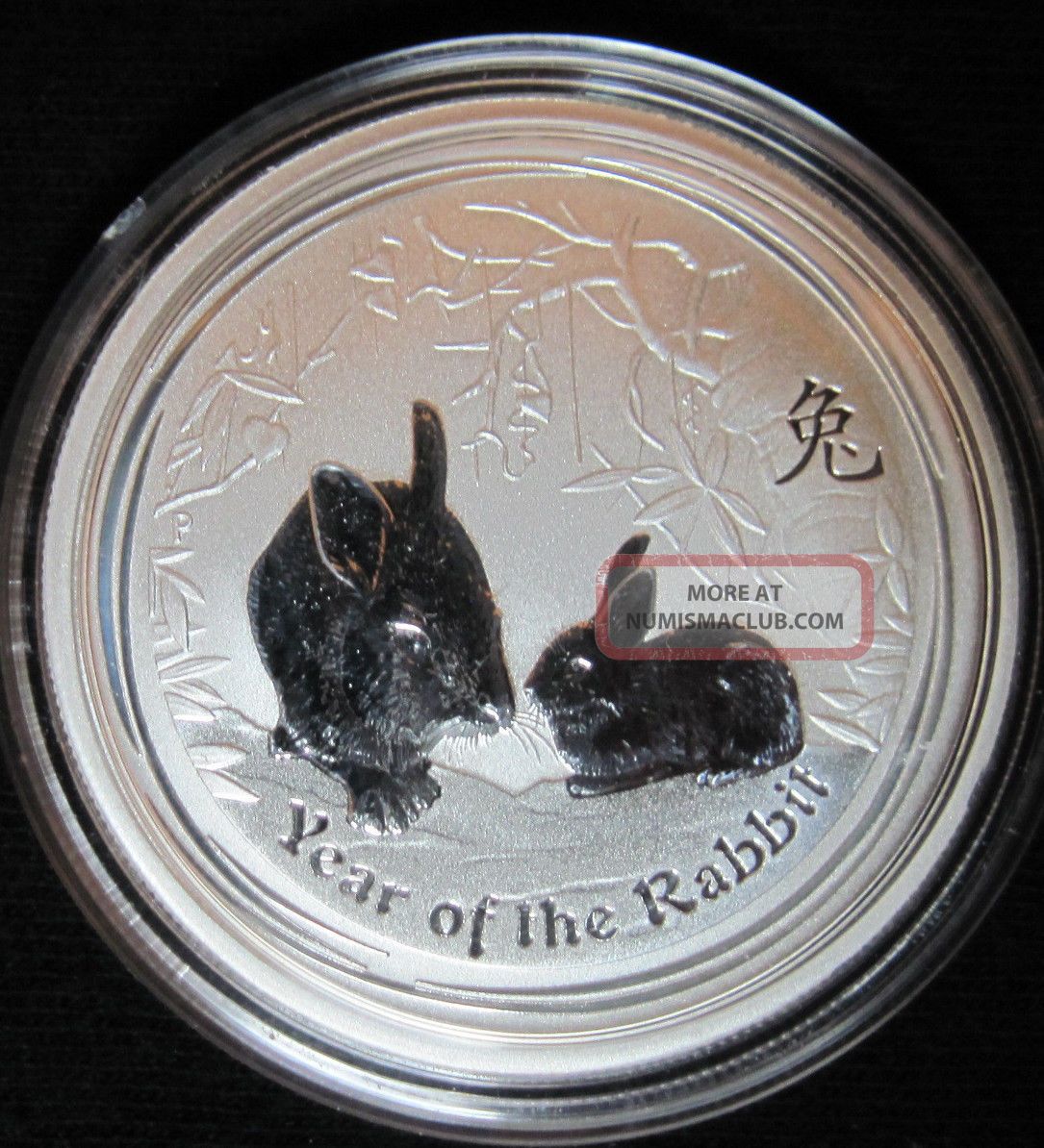 1/2 Ounce 2011 P Year Of The Rabbit, Perth, Australia, Gem
