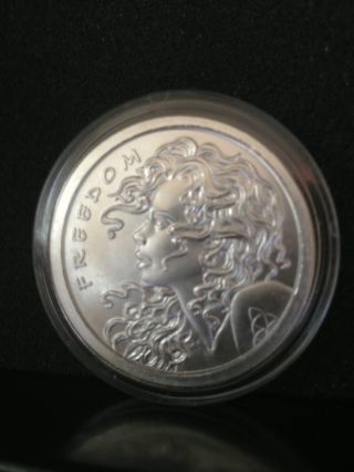 2013 Sbss Freedom Girl 1 Oz. .  999 Fine Silver Coin photo