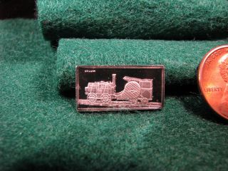 Seguin 1829 International Locomotive Franklin Silver Ingot Art Bar photo