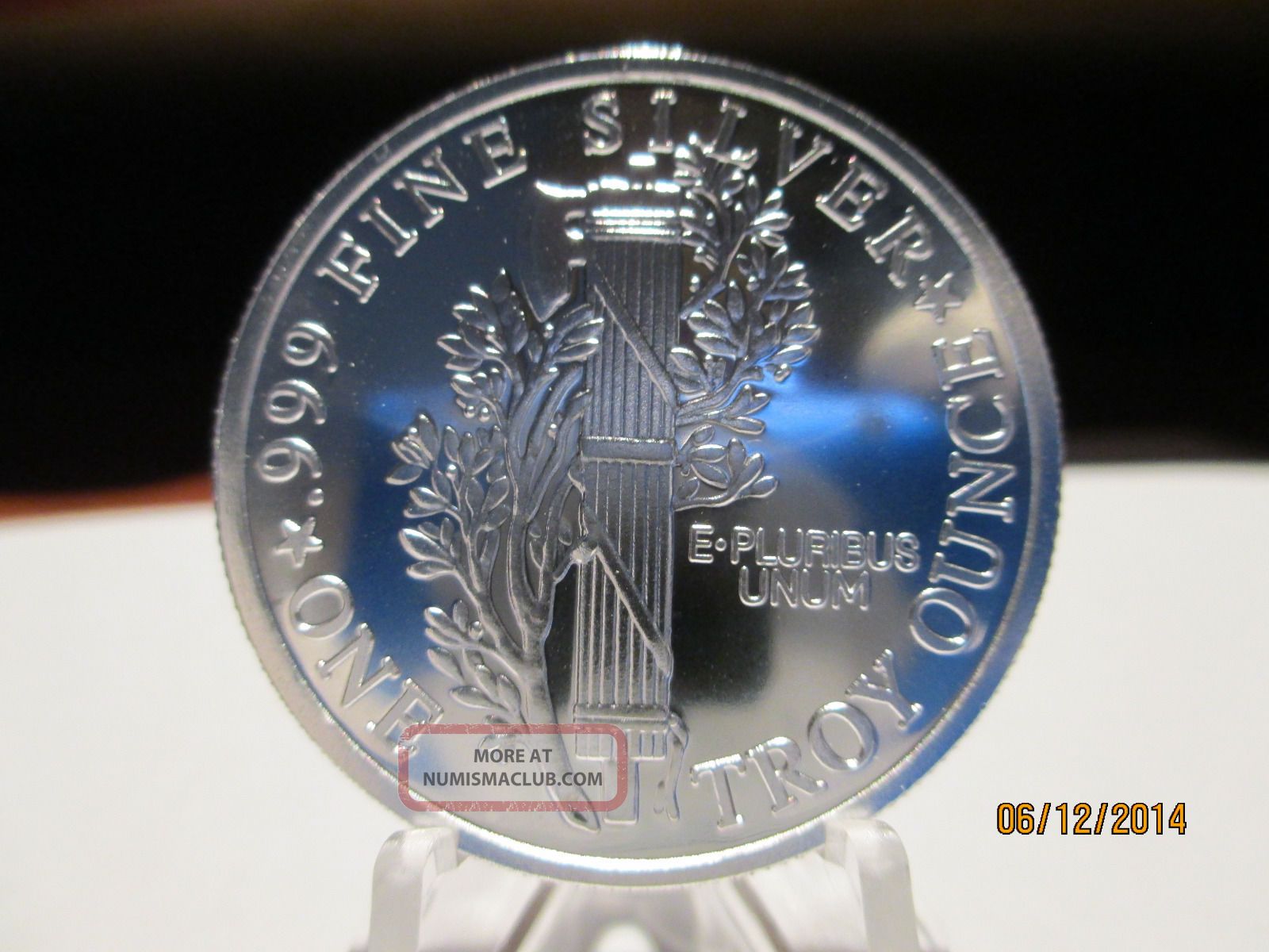 Mercury Dime Design .999 Fine Silver Round - 1/10 Troy Ounce Bullion (No Date)