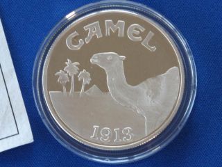 1993 Camel Commemorative Silver.  999 Medal B0253 photo