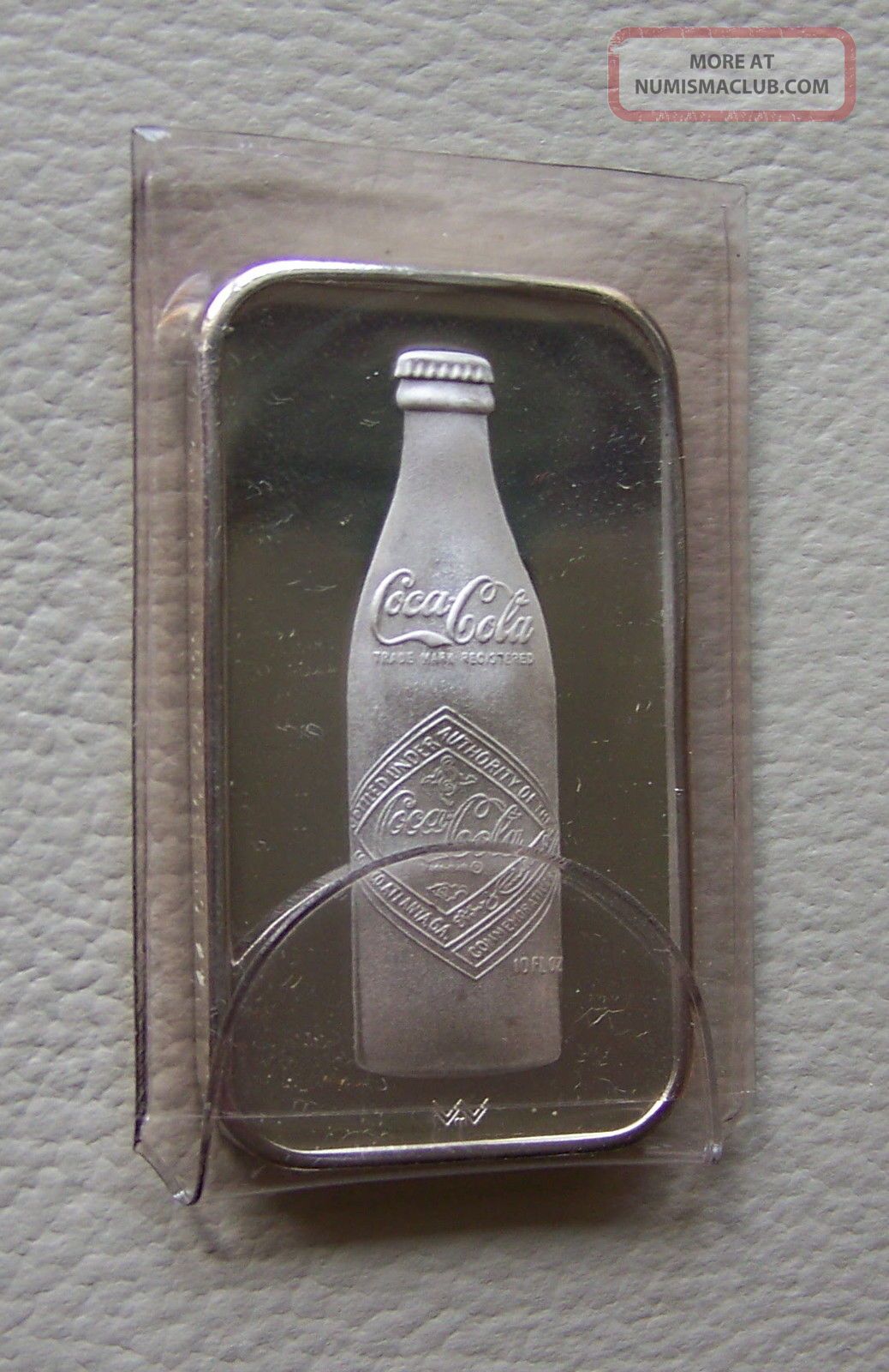 Silver 1 Oz Chattanooga Coca Cola Bar