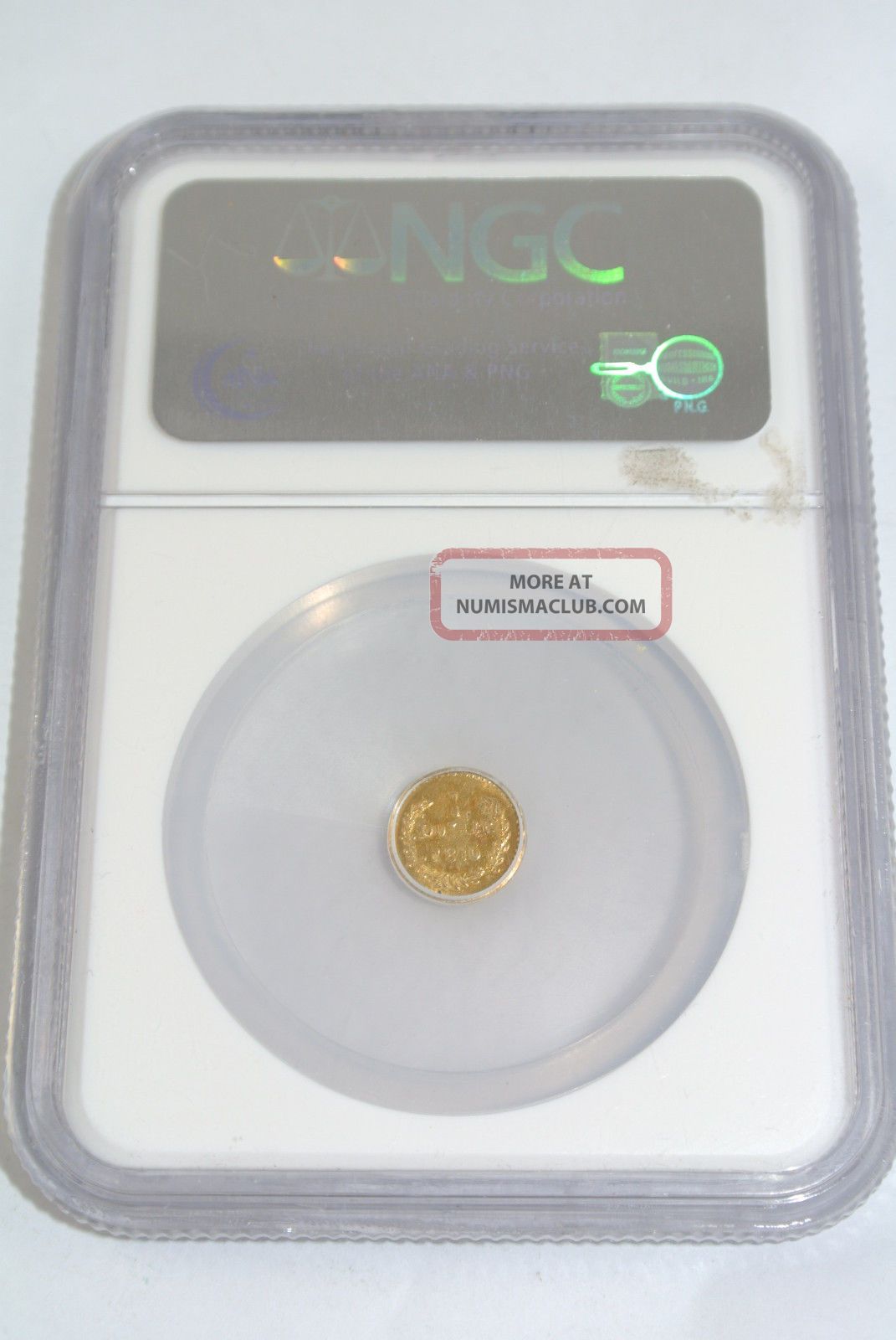 1870 Round Liberty $1 Coin G25c Bg - 808 Ms 62