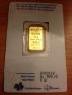 Pamp Suisse 5 Gram 999,  9 Pure 24 Karat Gold Bar (in Assay) 2nd Day Shiping Gold photo 3