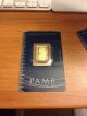 Pamp Suisse 5 Gram 999,  9 Pure 24 Karat Gold Bar (in Assay) 2nd Day Shiping Gold photo 8