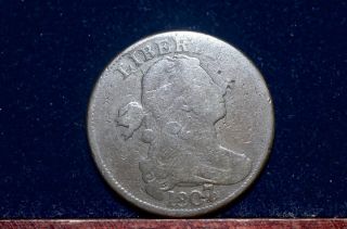 1807/6 - Draped Bust Cent - Very Good - Valaue Priced photo