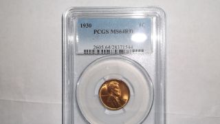 Small Cent 1930 Pcgs Ms64rd photo