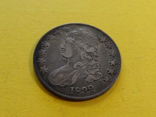 1832 Capped Bust Half Dollar Vf photo
