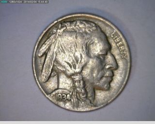 1934 & 1934 - D Buffalo Nickel (50,  51 - 44) photo