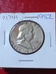 01741 : 1952 - P Silver Franklin Half Dollar Coin :: Numicorp :: Hq Half Dollars photo 2