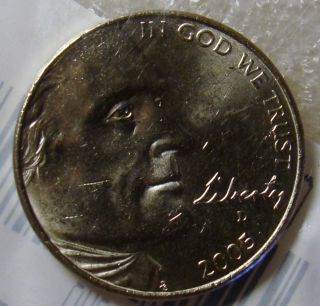 2005 - D Jefferson Nickel,  Bison Uncirculated In Cello Bag 32 photo