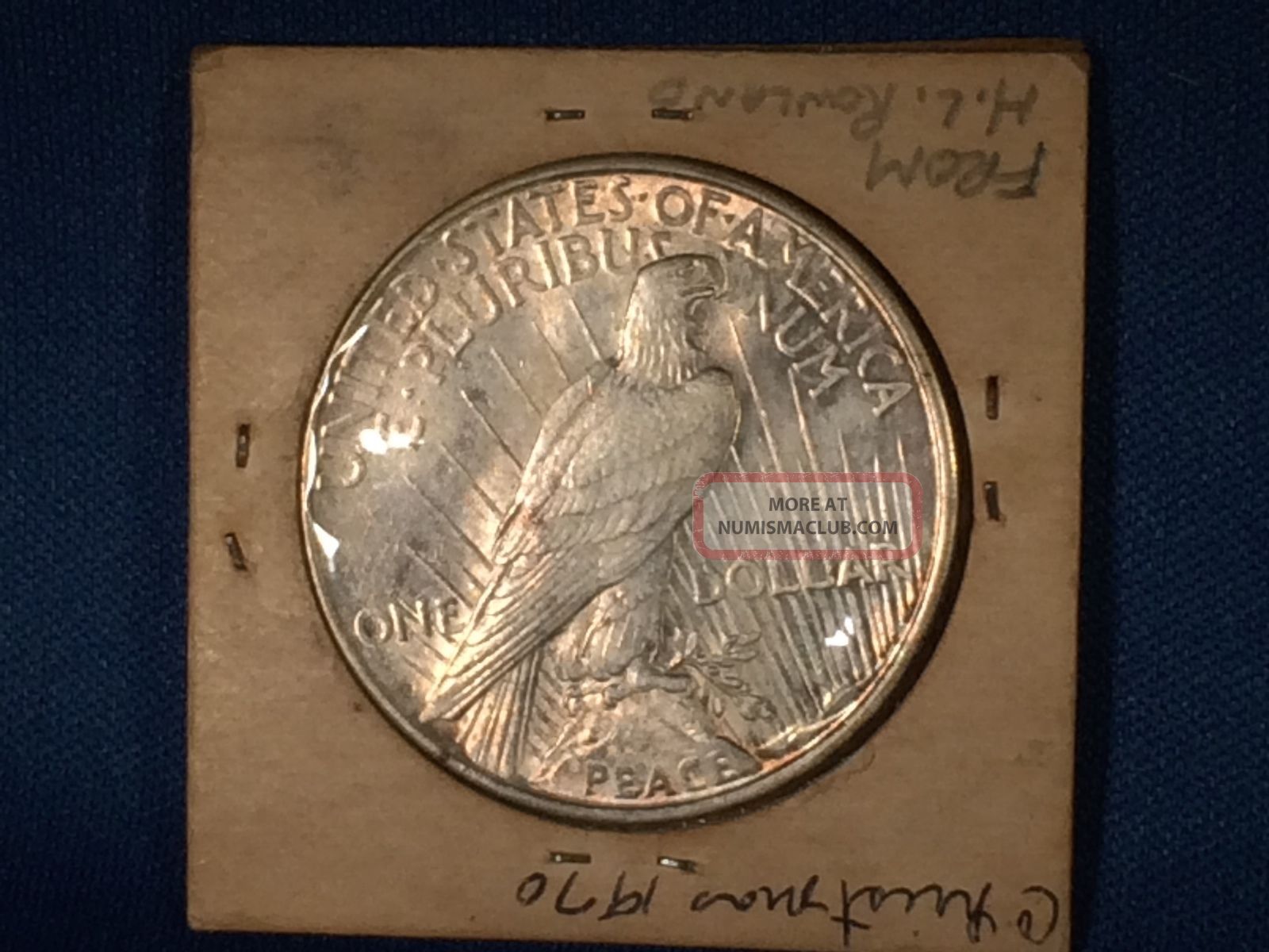 1922 - D Silver Peace Dollar