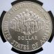 1987 - P Constitution Silver Dollar Ms69 Ngc Cert Bicentennial Commemorative Commemorative photo 3