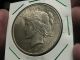 1923 Silver Peace Dollar Au/ms Dollars photo 2