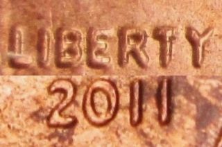 2011 Lincoln Cent Doubled Die photo