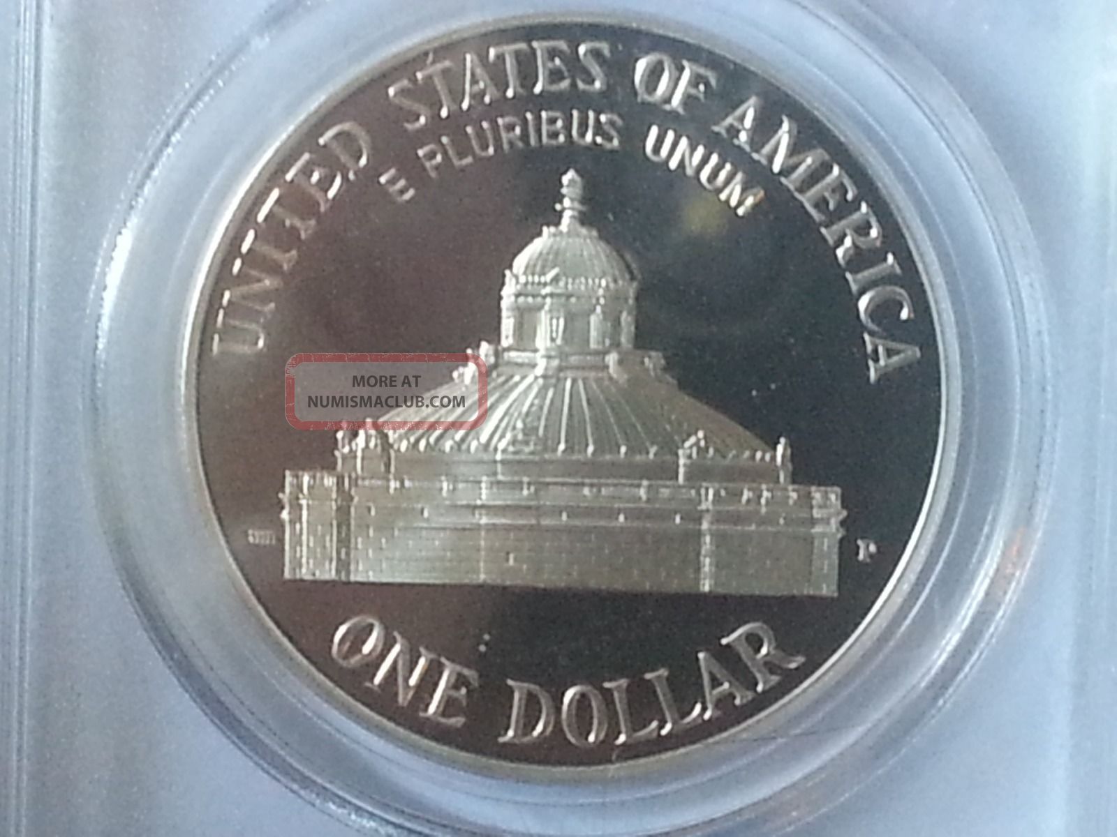 2000 - P Library Of Congress Comm Silver Dollar - Pcgs: Pr69dcam