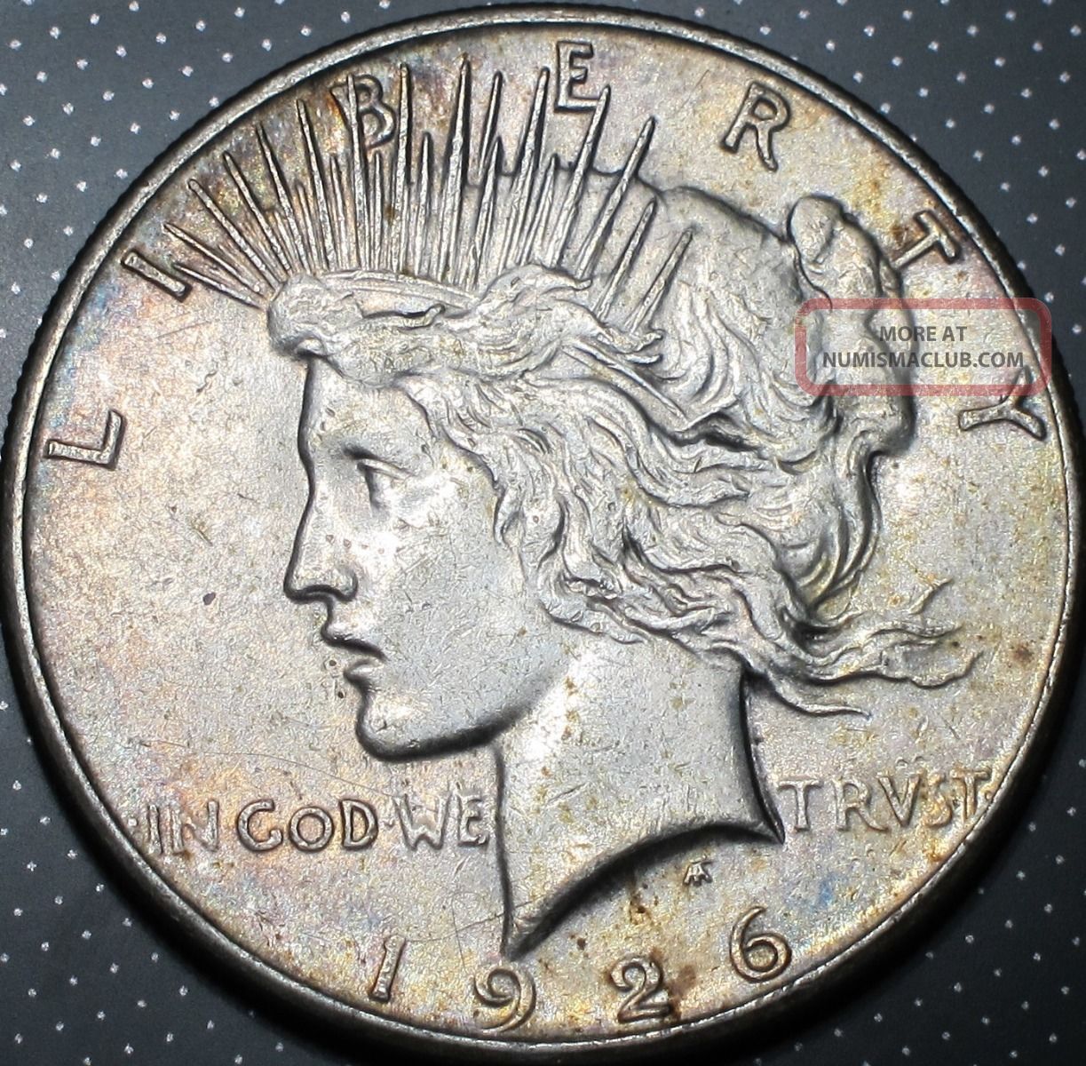 1926 - S Peace Silver Dollar Choice Uncirculated San Francisco Coin ...