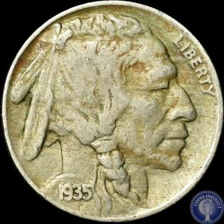 1935 P Xf++ Buffalo Nickel 5c 70 photo
