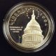 1994 - S Proof Silver Us Capitol Bicentennial Commemorative Dollar W/box & Commemorative photo 1