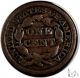 1848 Good Braided Hair Large Cent 1c Us Coin A11 Large Cents photo 2