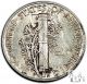1945 D About Uncirculated Au Mercury Silver Dime 10c Us Coin B95 Dimes photo 2