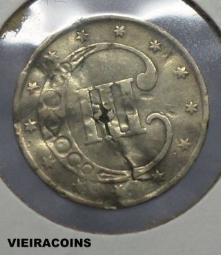 1853 Three - Cent 