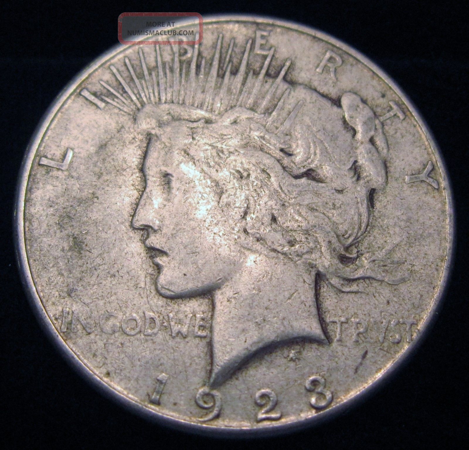 1923 S Peace Silver Dollar