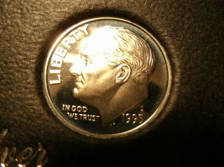 1995 S Silver Proof Roosevelt Dime photo
