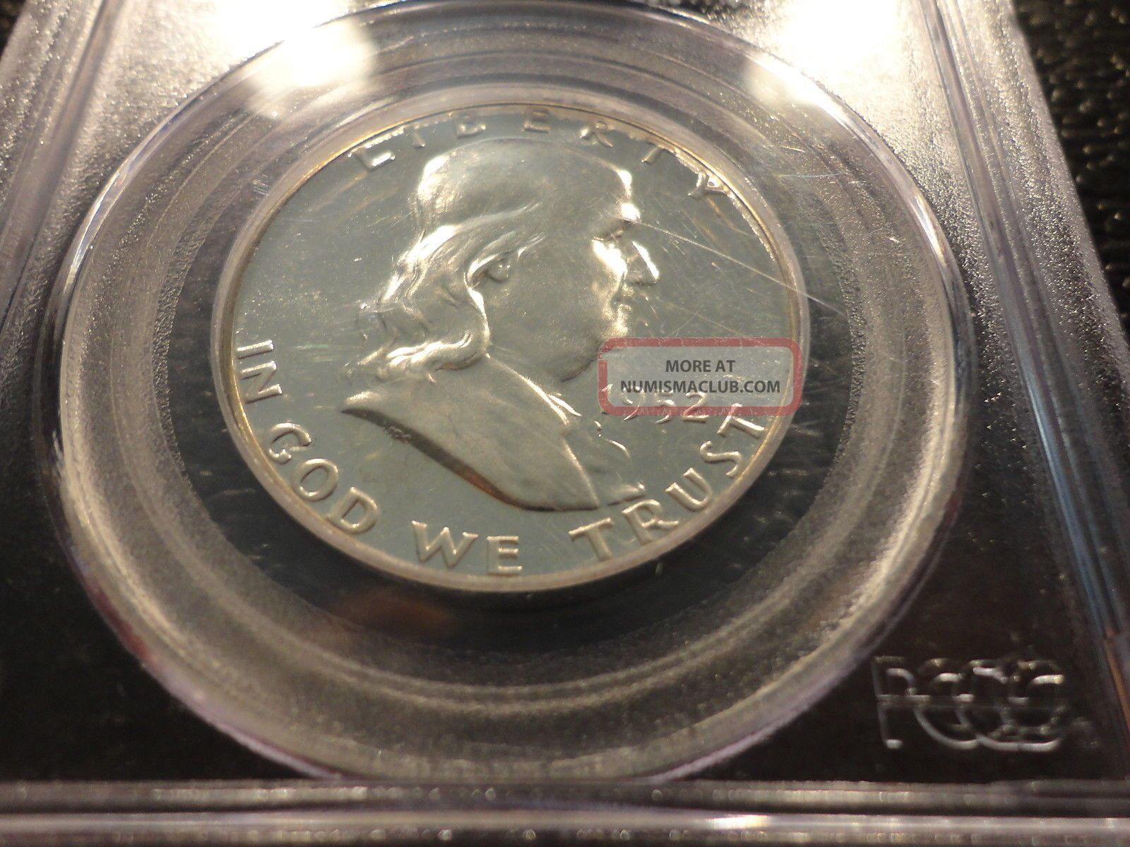 1952 Franklin Silver Half Dollar Pcgs Pf 65 Proof Brillant Offers