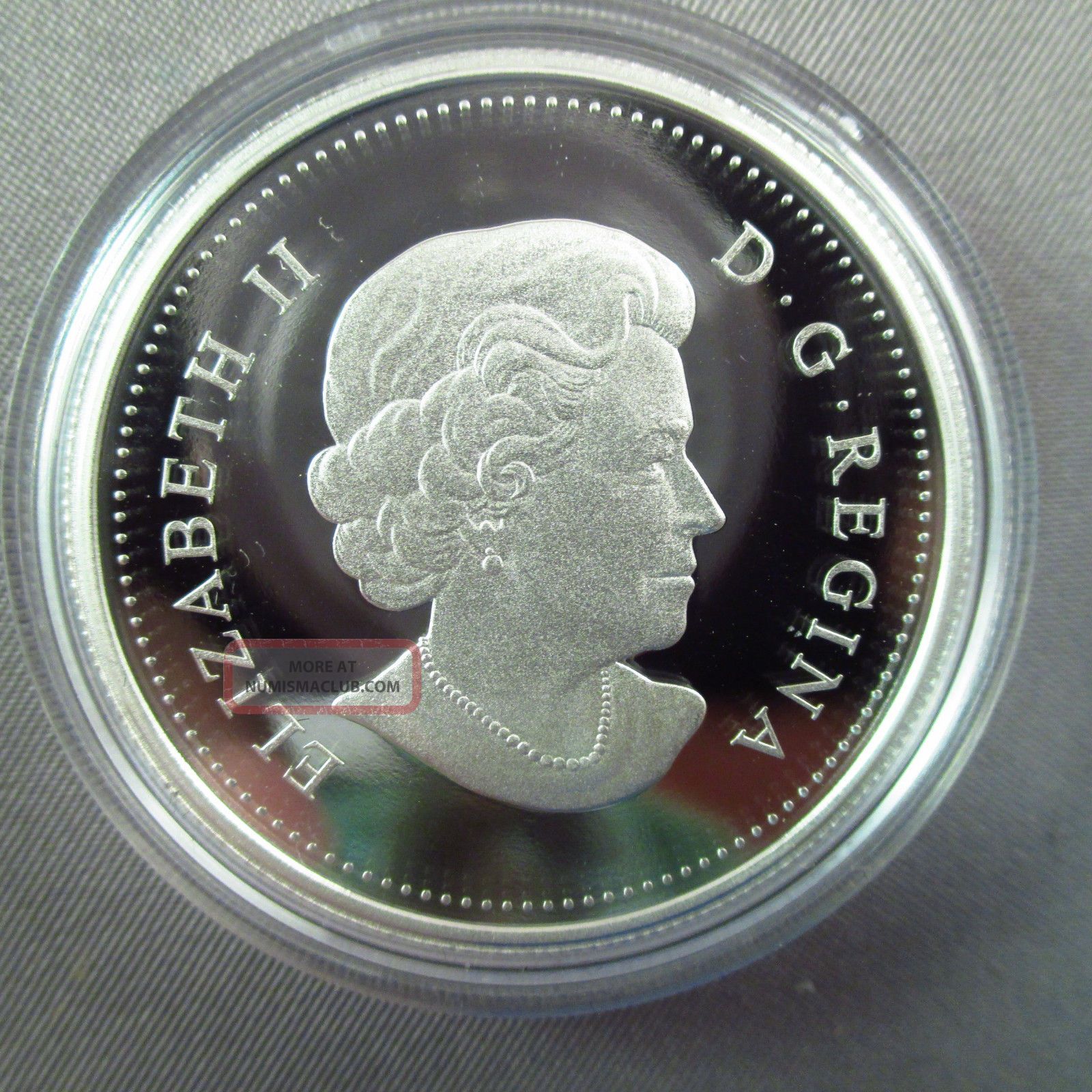 Canadian 2012 Proof Silver Dollar 3/4 Oz. 9999 Fine Silver Canada Box ...