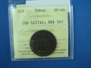 1828 Commerce Token Francis Mullins & Son Montreal Lc - 17a1 Ef 40 photo