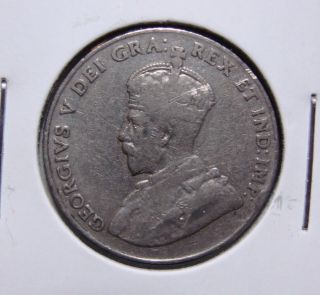 1927 5c Canada 5 Cents,  King George V Nickel,  Canadian,  3287 photo